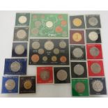 Collection of cased coins to include a Queen Elizabeth 1965 coin set, a Edward VIII 1936 coin,