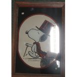 Snoopy mirror, 30cm x 19cm