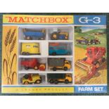 Matchbox G-3 farm set, boxed and unopened