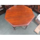 Octagonal occasional table