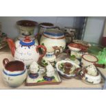 Quantity of Devon pottery