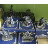 Collection of eight boxed Myth and Magic figurines
