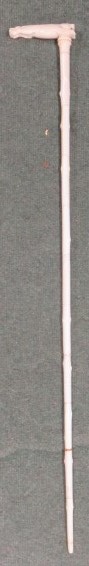 An ivory walking stick