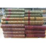 Collection of 18th century and later, leather and cloth bound books to include; CARPENTER, William -