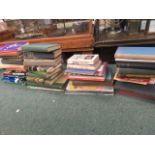 Quantity of books on various subjects on history, travel etc