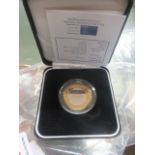 United Kingdom Silver Proof Piedfort Two Pound Coin for the Rugby World Cup 1999, cased and with