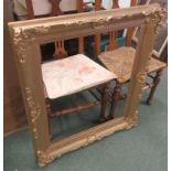 A gilt picture frame