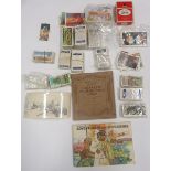 Small collection of loose cigarette cards