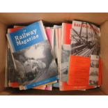 Quantity of railway magazines from the 1950s and 1960s