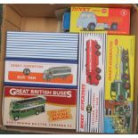 Dinky Supertoys 514 Guy Van, together with other reproduction vehicles, all boxed