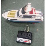 A radio controlled boat