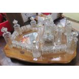 A Russian vodka decanter set in the shape of The Kremlin