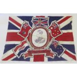 Edward VIII flag size 80cms x 55cms apx. Presumably made for the coronation.