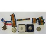 2 Odd WWI medals. 1914-15 star to Sapper A Wilson 3285 Royal Engineers and WWI medal to 47534 PTE