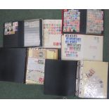 Quantity of European and Great Britain stamps, contained in six albums