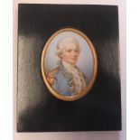 19th century portrait miniature of a gentleman