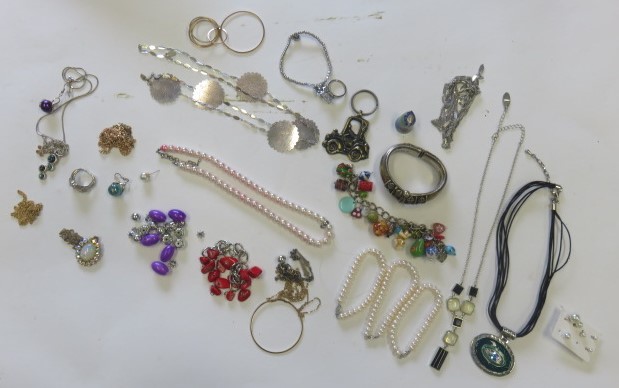 A collection of costume jewellery to include a Jasper Conran necklace