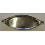 Small silver tray with dragon chest, hallmarked for London, 1799, weight 5.5ozt