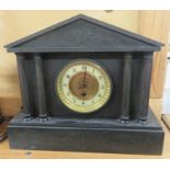 Slate mantel clock