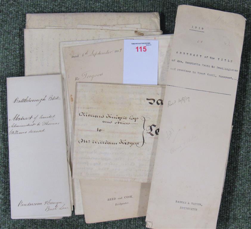 A collection of indentures