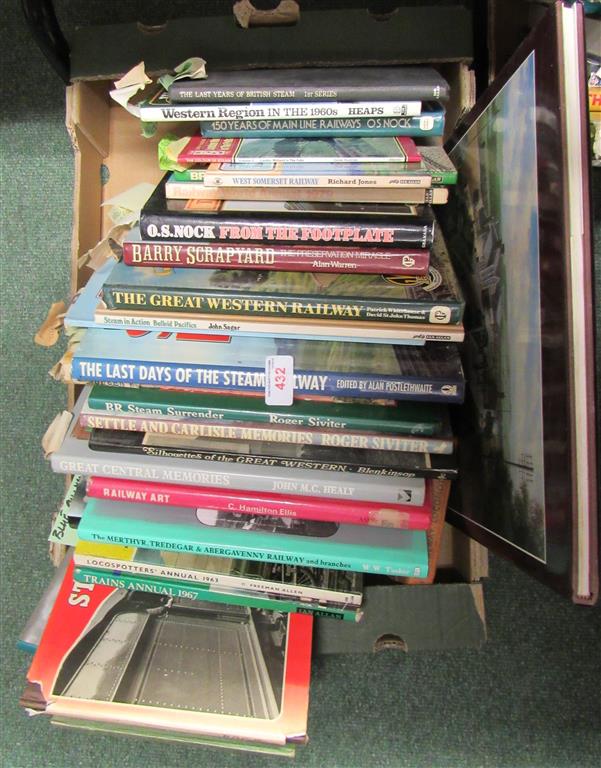 A quantity of railway rated books in excess of 25