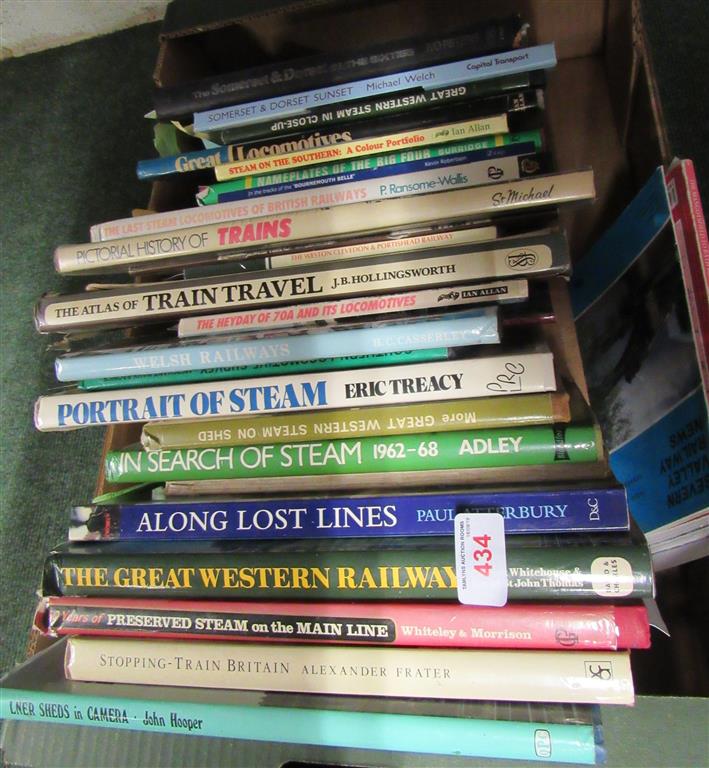 2 boxes of railway related books in excess of 40 - Image 2 of 2