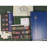 6 albums of all world and Great Britain stamps together with first day covers etc. and a bag of