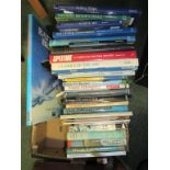 A box of aviation and transport books in excess 25