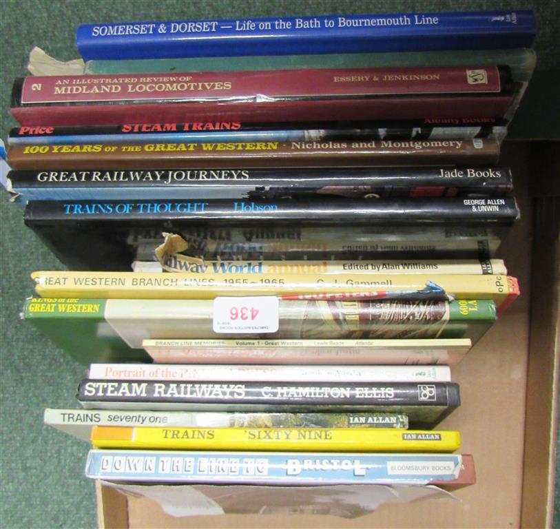 2 boxes of railway related books in excess of 40 - Image 2 of 2