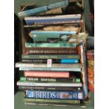 2 boxes of books relating to the natural world