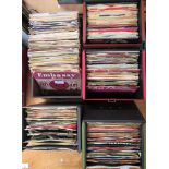 Over 300 sleeved singles (mainly 1960's) to include Elvis Presley, The Shawdows, Dusty Springfield