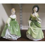 Royal Doulton figurines 'Fair Lady' and 'Sandra'