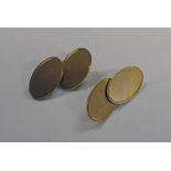 9CT GOLD CUFF LINKS 5.