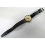 9CT GOLD SHIELD INCABLOC WRISTWATCH