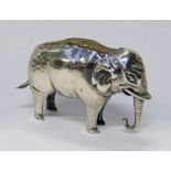 SILVER ELEPHANT PIN CUSHION Condition Report: Marks heavily rubbed.