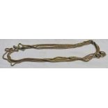 YELLOW METAL LONG CHAIN