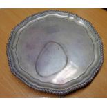 SILVER SALVER SHEFFIELD 1924 13 OZS