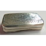 19TH CENTURY FRENCH SILVER BOX