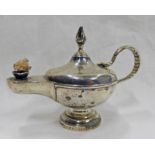 SILVER TABLE LIGHTER IN AN ALADDIN LAMP STYLE LONDON 1892 Condition Report: Marks