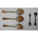 ABERDEEN SILVER TEASPOON BY WILLIAM JAMIESON, PERTH SILVER SPOON BY ROBERT KEAY,