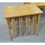 TEAK NEST OF TABLES