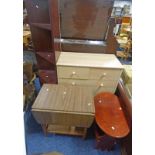 WOOD EFFECT CHEST OF DRAWERS ETC