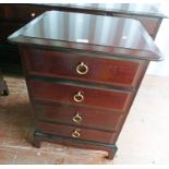 STAG MAHOGANY 4 DRAWER CHEST