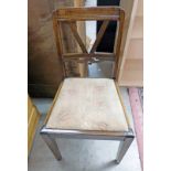 SET OF 8 20TH CENTURY WALNUT DINING CHAIRS WITH SHAPED BACKS