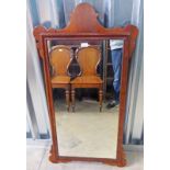 19TH CENTURY MAHOGANY FRAMED MIRROR