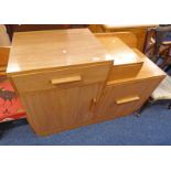 ART DECO 20TH CENTURY SIDEBOARD WITH DRAWER & 3 PANEL DOOR