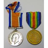 GREAT WAR 1914-1919 MEDAL AND 1914-1918 MEDAL TO 'G-37412 PTE.H. GEISSLER.MIDDX R.