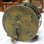 19TH CENTURY BRASS WINCH 3" REEL