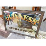 GUINESS PUB ADVERTISEMENT MIRROR EXTRA STOUT 54.5 X 79.