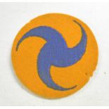 WW2 UNITED STATES ARMY AIR CORPS SHOULDER PATCH ON FELT